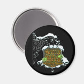 ScroogeHauntedSign Magnet (Vorderseite/Rückseite)