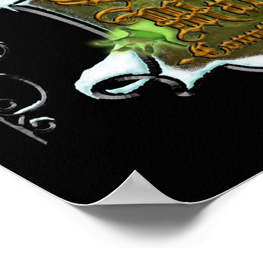 ScroogeHauntedSign Poster (Ecke)