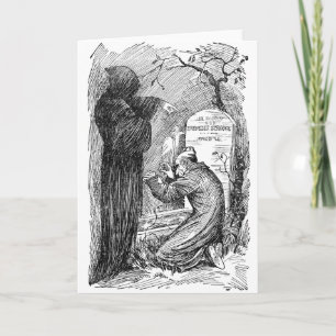 Scrooge's Grave Feiertagskarte
