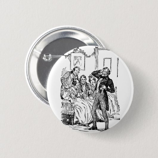 Scrooges Neffe Button (Vorne & Hinten)