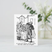 Scrooge's Nephew (mit Text) Postkarte (Stehend Vorderseite)