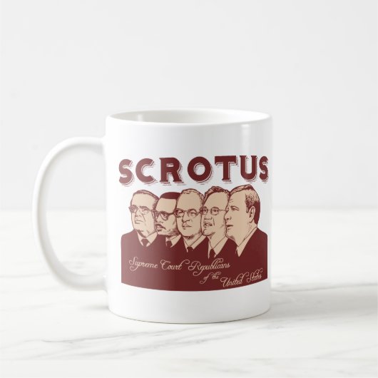 SCROTUS KAFFEETASSE (Links)