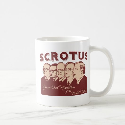 SCROTUS KAFFEETASSE (Rechts)