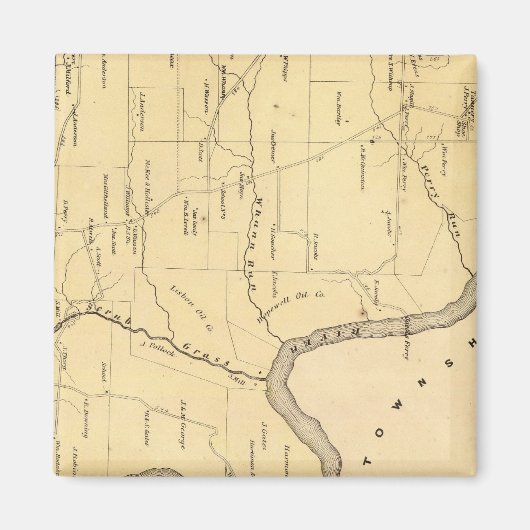 Scrub Grass Township Magnet (Vorne)