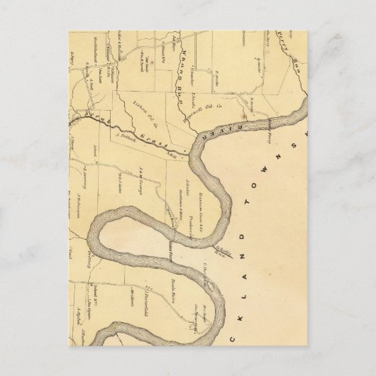 Scrub Grass Township Postkarte (Vorderseite)