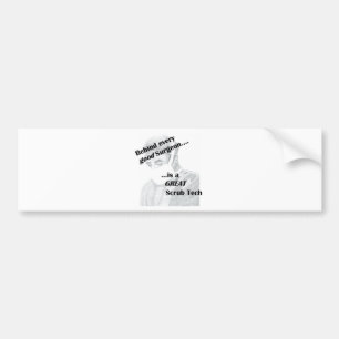 Scrub Tech Autoaufkleber
