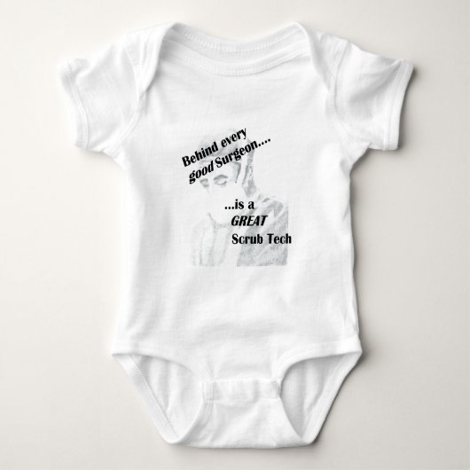 Scrub Tech Baby Strampler (Vorderseite)