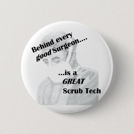 Scrub Tech Button (Vorderseite)