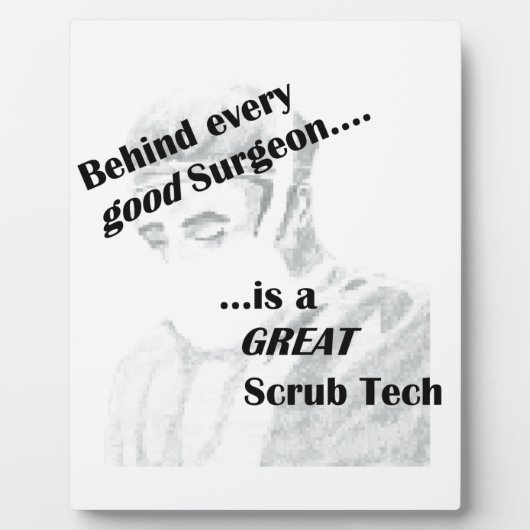Scrub Tech Fotoplatte (Vorderseite)