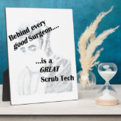 Scrub Tech Fotoplatte (Seite)