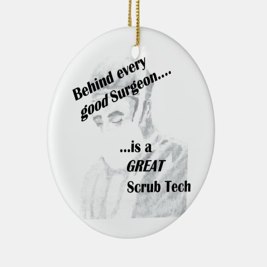 Scrub Tech Keramik Ornament (Rechts)