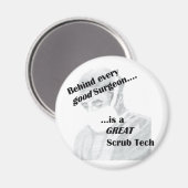 Scrub Tech Magnet (Vorderseite/Rückseite)