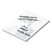 Scrub Tech Notizblock (Rotiert)