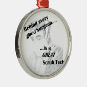 Scrub Tech Ornament Aus Metall (Rechts)