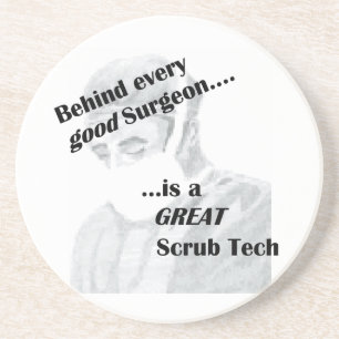 Scrub Tech Sandstein Untersetzer