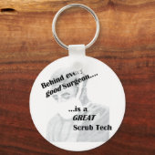Scrub Tech Schlüsselanhänger (Vorderseite)