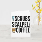 Scrubs1 Karte (Gelbe Blume)