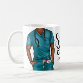 Scrubs und Coffee Nurse Personalisiert Coffee Tass Kaffeetasse
