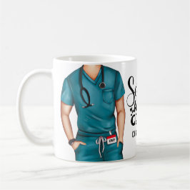 Scrubs und Coffee Nurse Personalisiert Coffee Tass Kaffeetasse