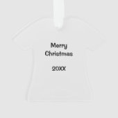 Scrubs Uniform Nurses Call Shots Weihnachten Ornament (Rückseite)