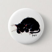 Scruffy Cat Button (Vorderseite)