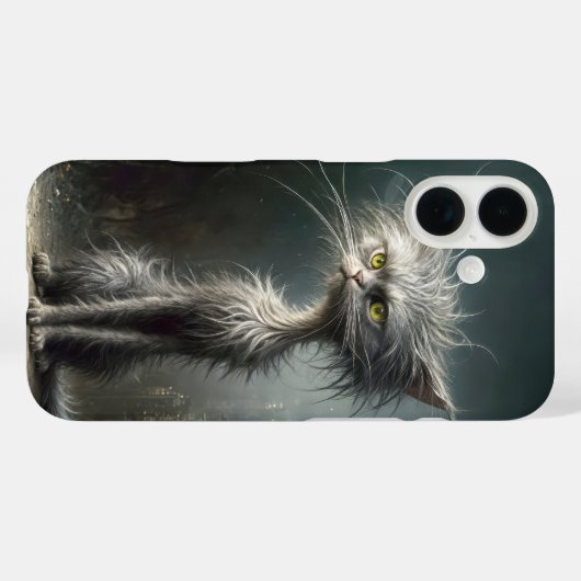 Scruffy Cat Case-Mate iPhone Hülle (Rückseite (Horizontal))