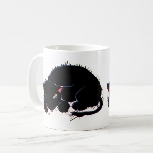 Scruffy Cat Kaffeetasse (Vorderseite Links)