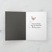 Scruffy Cat Thinking of you Karte (Innenseite)