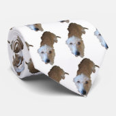 Scruffy Dackel Hunde Krawatte (Gerollt)