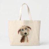 Scruffy Dog Jumbo Stoffbeutel (Vorne)