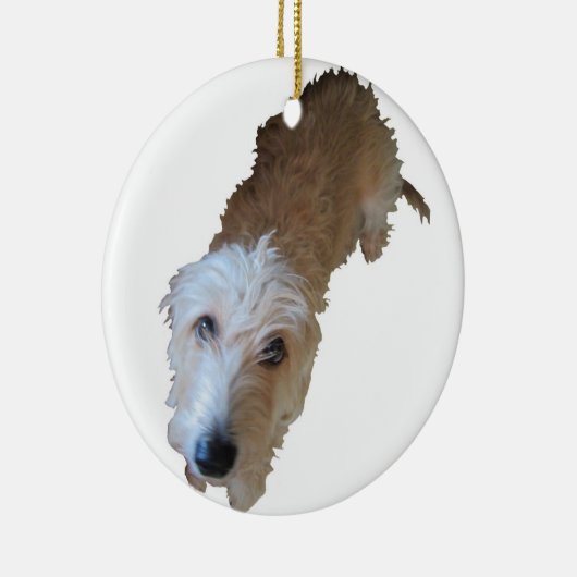 Scruffy Hunde Ornament (Rechts)