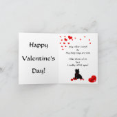 Scruffy Mutt Happy Valentine's Day! Feiertagskarte (Innenseite)