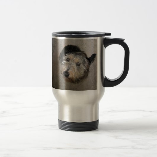 Scruffy niedlich Hunde Tasse (Rechts)