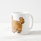 Scruffy Orange Puppy Dog Kaffeetasse (VorderseiteRechts)