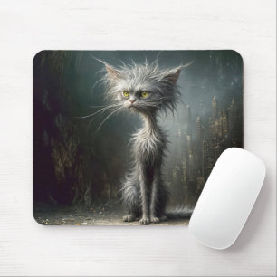 Scruffy Street Cat Mousepad