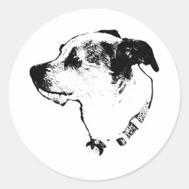 Scruffy Terrier Sticker