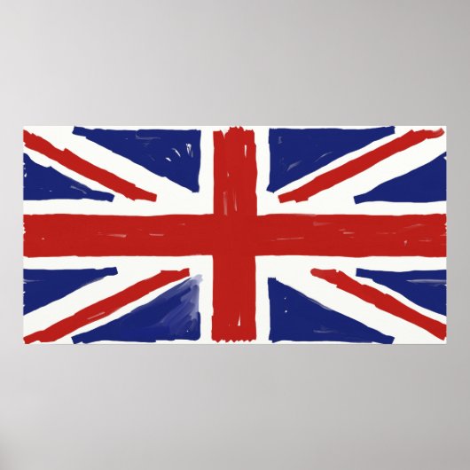 Scruffy Union Jack Poster (Vorne)
