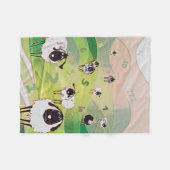 ScruffyMugArtGallery Fleece Baby Blanket (Vorderseite (Horizontal))