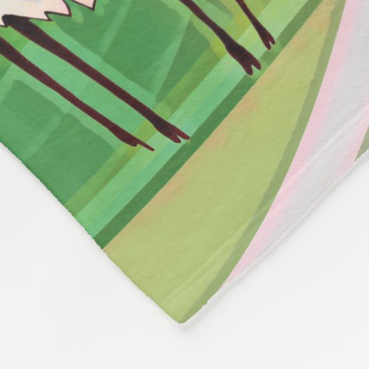 ScruffyMugArtGallery Fleece Baby Blanket (Ecke)