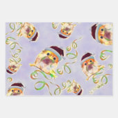 ScruffyMugArtGallery Holiday Wrapping Paper Geschenkpapier Set (Vorderseite 2)