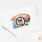 Scrum Developer - Agile Software Development Ovaler Aufkleber (Umschlag)