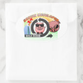 Scrum Developer - Agile Software Development Ovaler Aufkleber (Tasche)