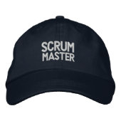 Scrum Master Bestickte Baseballkappe (Vorderseite)