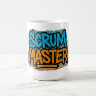 Scrum Master Graffiti Kaffeetasse