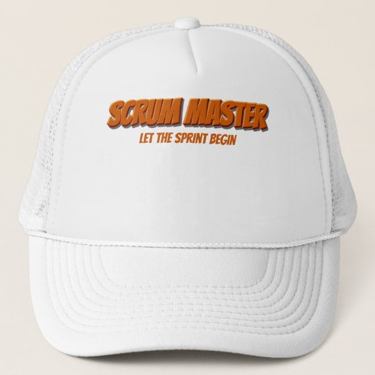 Scrum Master Lass den Sprint beginnen Truckerkappe (Vorderseite)
