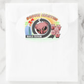 Scrum Master Ovaler Aufkleber (Tasche)