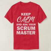 Scrum Master Software Development Team Funny T-Shirt (Design vorne)