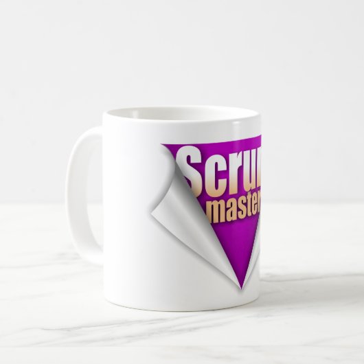 Scrum Master-Tasse Kaffeetasse (Vorderseite Links)