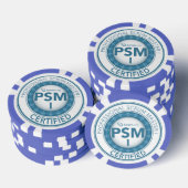 Scrum.org Poker Chip - PSM zertifiziert (Stapel)