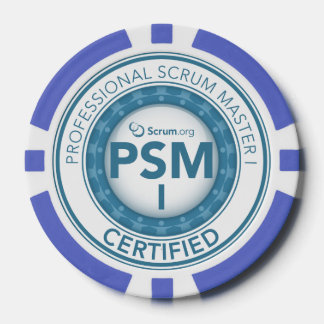 Scrum.org Poker Chip - PSM zertifiziert